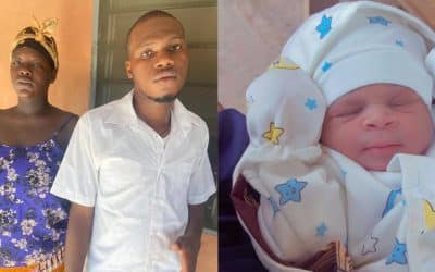 Congratulations to Codjo and Priscilia on the birth of their Son
